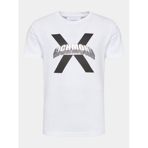 Richmond X T-Shirt UMA23007TS Biały Regular Fit ze sklepu MODIVO w kategorii T-shirty męskie - zdjęcie 183944984