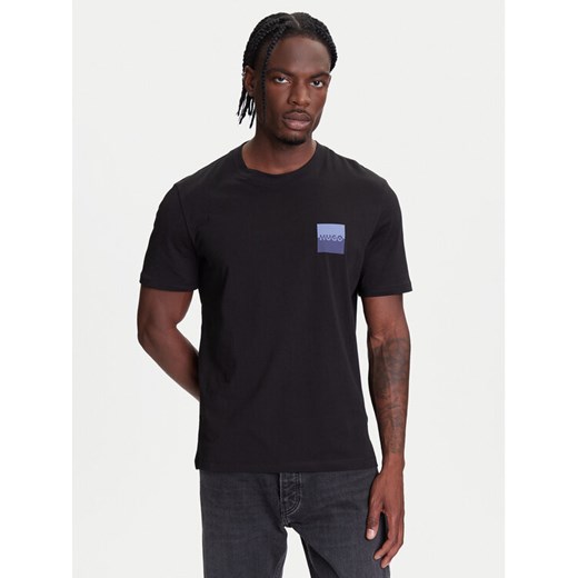 HUGO T-Shirt Dapusi 50544458 Czarny Regular Fit ze sklepu MODIVO w kategorii T-shirty męskie - zdjęcie 183945011