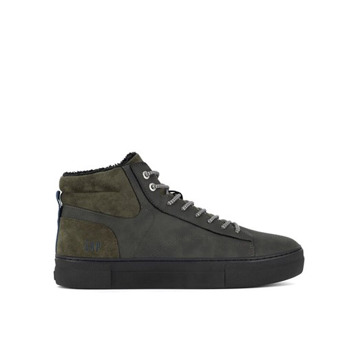 Gap Sneakersy PORTLAND CUP MID M GP505011AM-OV00 Zielony ze sklepu MODIVO w kategorii Buty sportowe męskie - zdjęcie 183945032