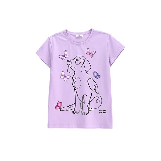 Coccodrillo T-Shirt WC5143218VGD Fioletowy Regular Fit ze sklepu MODIVO w kategorii Bluzki dziewczęce - zdjęcie 183945061
