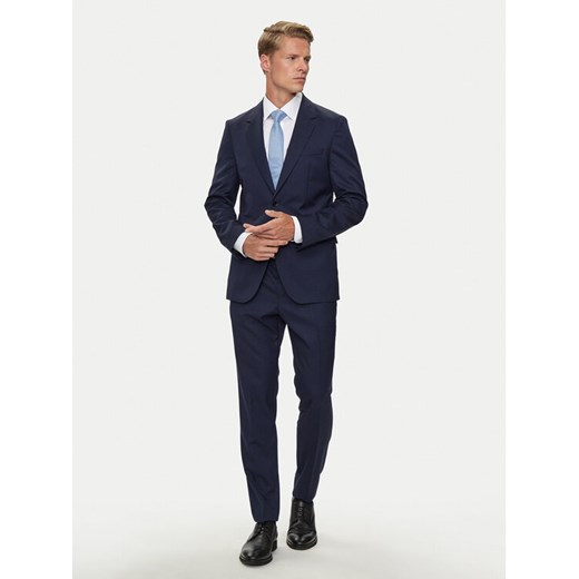Boss Garnitur H-Houston 50518120 Granatowy Slim Fit 48 MODIVO