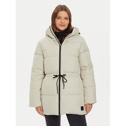 Jack Wolfskin Kurtka puchowa Kirschallee A60213 Beżowy Regular Fit ze sklepu MODIVO w kategorii Kurtki damskie - zdjęcie 183945143