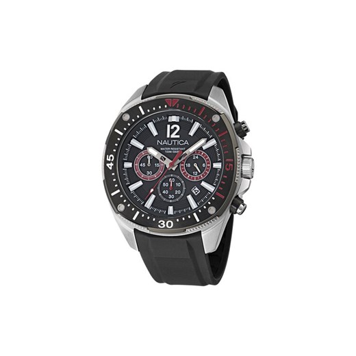 Nautica Zegarek Sporty Chronograph NAPBSS501 Srebrny ze sklepu MODIVO w kategorii Zegarki - zdjęcie 183945201