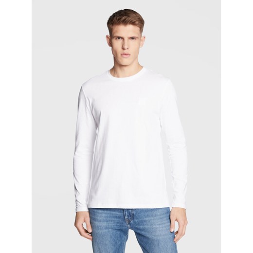 Boss Longsleeve Tacks 50476192 Biały Regular Fit L MODIVO