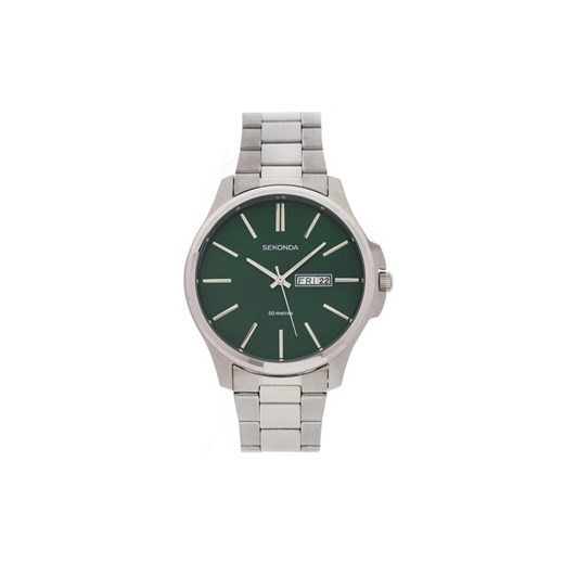 Sekonda Zegarek 30152 Zielony ze sklepu MODIVO w kategorii Zegarki - zdjęcie 183945213