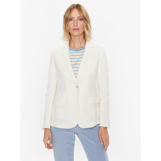 Weekend Max Mara Marynarka Nalut 2350410431 Écru Regular Fit ze sklepu MODIVO w kategorii Marynarki damskie - zdjęcie 183945261