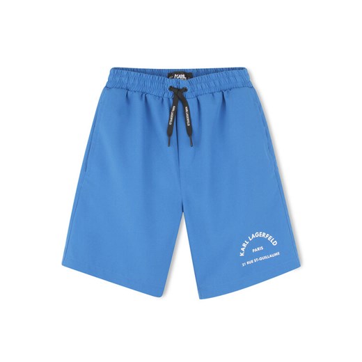 Karl Lagerfeld Kids Szorty kąpielowe Z30411 M Niebieski Regular Fit ze sklepu MODIVO w kategorii Kąpielówki chłopięce - zdjęcie 183945264