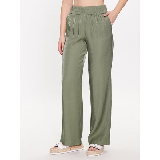 Olsen Spodnie materiałowe 14002060 Khaki Regular Fit ze sklepu MODIVO w kategorii Spodnie damskie - zdjęcie 183945352