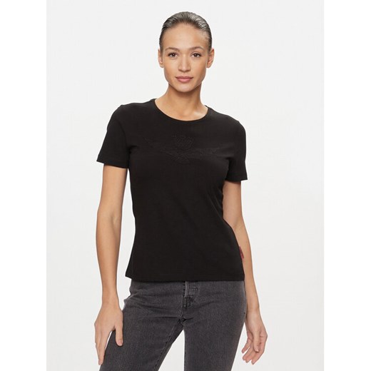 Aeronautica Militare T-Shirt 232TS2164DJ496 Czarny Regular Fit ze sklepu MODIVO w kategorii Bluzki damskie - zdjęcie 183945414