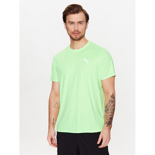 Puma Koszulka techniczna Run Favorite 523150 Zielony Regular Fit Puma XXL MODIVO
