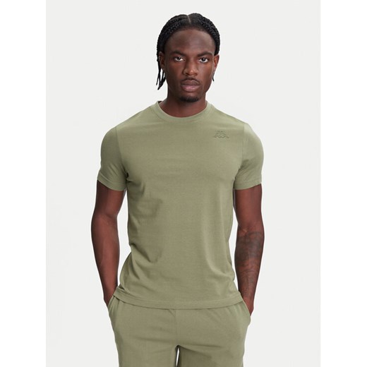 Kappa T-Shirt Logo Korpo Cafers 304J150 Zielony Slim Fit ze sklepu MODIVO w kategorii T-shirty męskie - zdjęcie 183945530