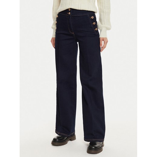 Silvian Heach Jeansy Moldner GPA24304JE Granatowy Wide Leg ze sklepu MODIVO w kategorii Jeansy damskie - zdjęcie 183945540