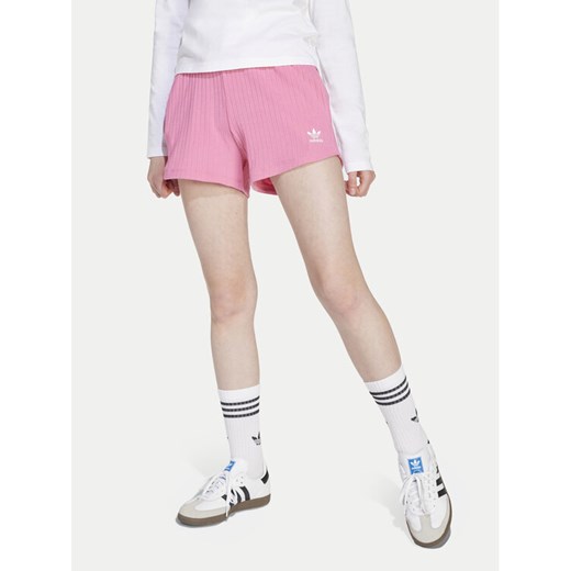 adidas Szorty sportowe JX2775 Różowy Loose Fit ze sklepu MODIVO w kategorii Spodenki dziewczęce - zdjęcie 183945690