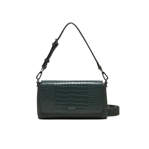 Calvin Klein Torebka Ck Must Shoulder Bag_Croco K60K612111 Zielony ze sklepu MODIVO w kategorii Torebki damskie - zdjęcie 183945731