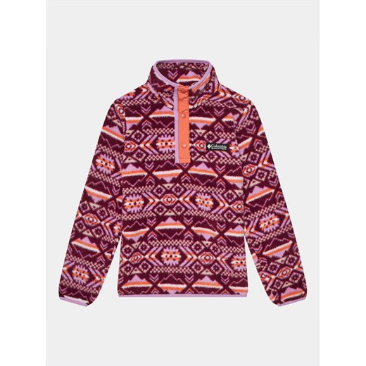 Columbia Polar Helvetia™ Half Snap Fleece Czerwony Regular Fit ze sklepu MODIVO w kategorii Bluzy dziewczęce - zdjęcie 183945780