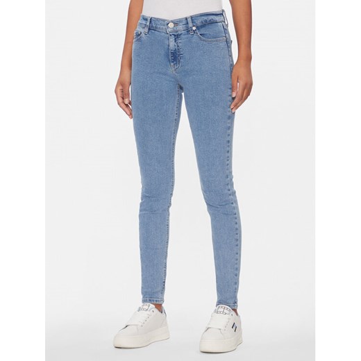 Tommy Jeans Jeansy Nora DW0DW16011 Niebieski Skinny Fit ze sklepu MODIVO w kategorii Jeansy damskie - zdjęcie 183945781