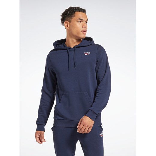 Reebok Bluza Identity Logo HA9274 Granatowy Regular Fit Reebok XL MODIVO