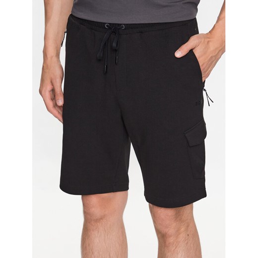 Boss Szorty sportowe 50493479 Czarny Regular Fit ze sklepu MODIVO w kategorii Spodenki męskie - zdjęcie 183945873