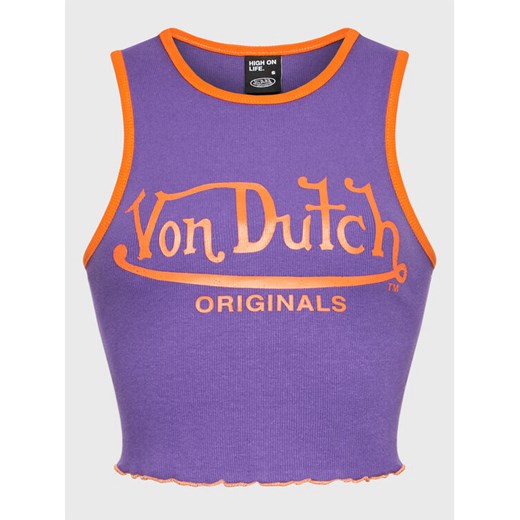 Von Dutch Top Ashley 6 231 043 Fioletowy Slim Fit Von Dutch S MODIVO