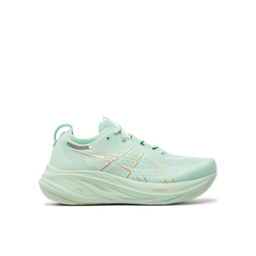 Asics Buty do biegania Gel-Nimbus 26 1012B601 Zielony ze sklepu MODIVO w kategorii Buty sportowe damskie - zdjęcie 183945912