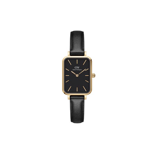 Daniel Wellington Zegarek Quadro Pressed DW00100560 Czarny ze sklepu MODIVO w kategorii Zegarki - zdjęcie 183945972