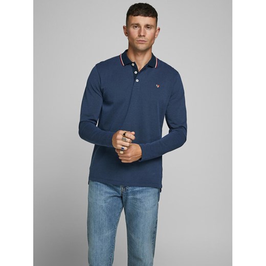 Jack&Jones Polo 12174038 Granatowy Regular Fit ze sklepu MODIVO w kategorii T-shirty męskie - zdjęcie 183945993