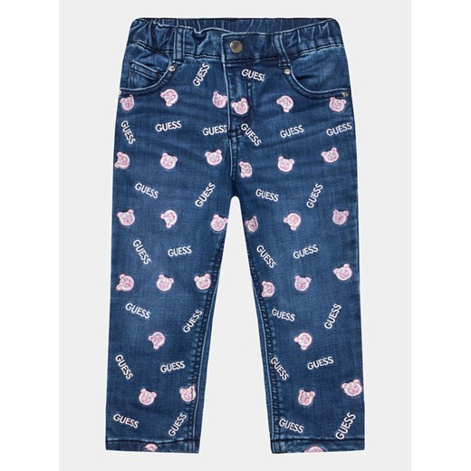 Guess Jeansy K3BA06 D57M0 Niebieski Regular Fit ze sklepu MODIVO w kategorii Spodnie i półśpiochy - zdjęcie 183946012