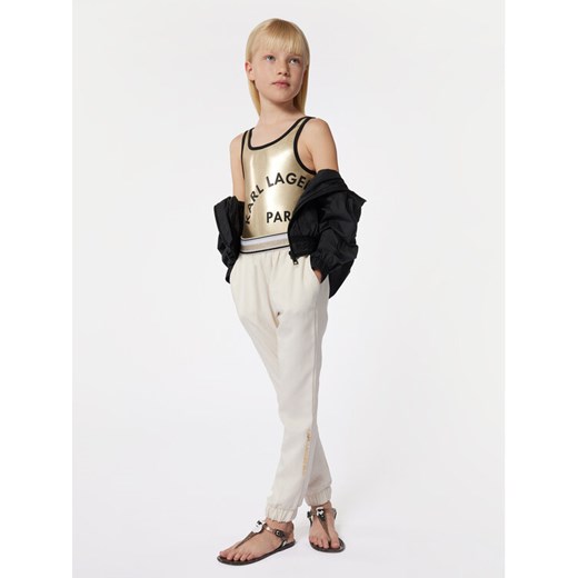 Karl Lagerfeld Kids Strój kąpielowy Z30059 S Żółty ze sklepu MODIVO w kategorii Stroje kąpielowe - zdjęcie 183946062