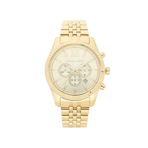 Michael Kors Zegarek Lexington MK8281 Złoty ze sklepu MODIVO w kategorii Zegarki - zdjęcie 183946141