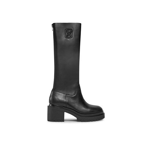 DKNY Kozaki Paloma Logo K3324785 Czarny ze sklepu MODIVO w kategorii Kozaki damskie - zdjęcie 183946154
