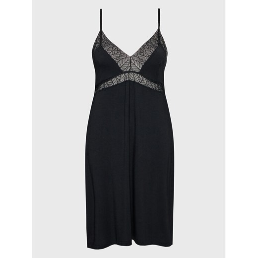 Femilet by Chantelle Koszula nocna Jazz FNA540 Czarny Regular Fit ze sklepu MODIVO w kategorii Koszule nocne - zdjęcie 183946171