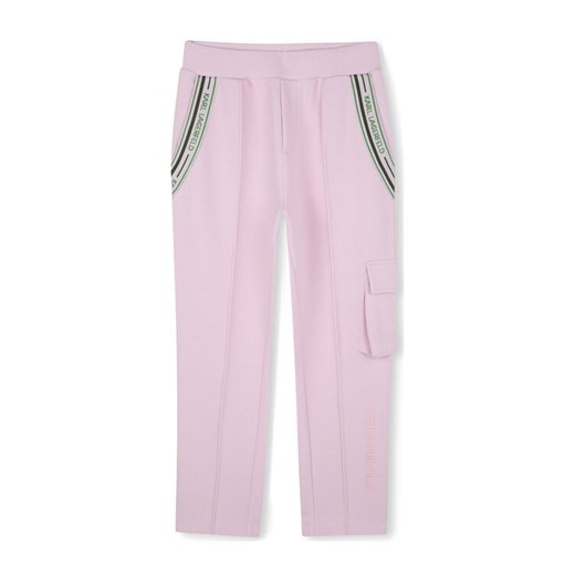Karl Lagerfeld Kids Spodnie dresowe Z30451 S Różowy Regular Fit ze sklepu MODIVO w kategorii Spodnie dziewczęce - zdjęcie 183946180