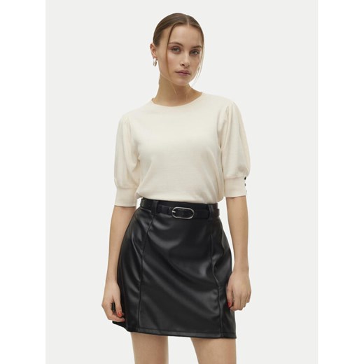 Vero Moda Bluzka Hollykaris 10310577 Beżowy Regular Fit ze sklepu MODIVO w kategorii Bluzki damskie - zdjęcie 183946192