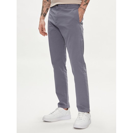 Hugo Chinosy David222D 50468314 Niebieski Slim Fit ze sklepu MODIVO w kategorii Spodnie męskie - zdjęcie 183946221