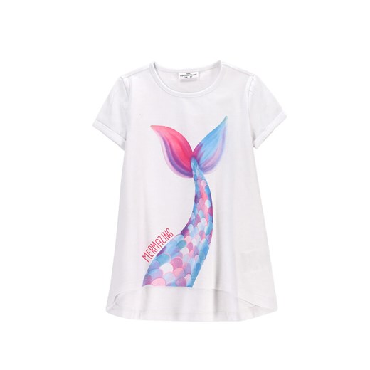 Coccodrillo T-Shirt WC5143203IGK Biały Regular Fit ze sklepu MODIVO w kategorii Bluzki dziewczęce - zdjęcie 183946233