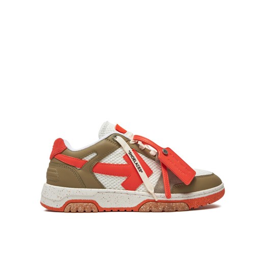 Off-White Sneakersy OMIA243S23LEA0015622 Écru ze sklepu MODIVO w kategorii Buty sportowe męskie - zdjęcie 183946293