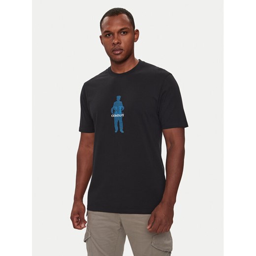 C.P. Company T-Shirt 17CMTS164A006586W Czarny Regular Fit ze sklepu MODIVO w kategorii T-shirty męskie - zdjęcie 183946344