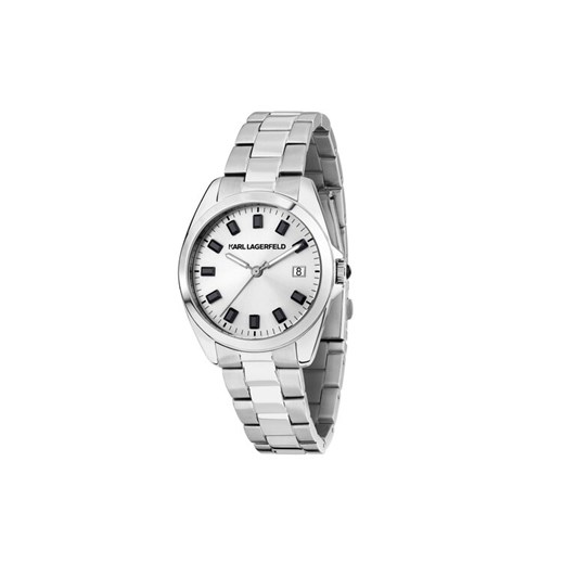KARL LAGERFELD Zegarek R0553101514 Srebrny ze sklepu MODIVO w kategorii Zegarki - zdjęcie 183946411