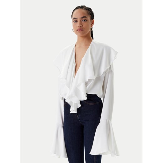 NORMA KAMALI Body ST125BCBO85944 Biały Loose Fit ze sklepu MODIVO w kategorii Bluzki damskie - zdjęcie 183946413