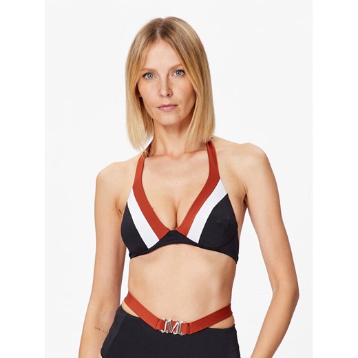 Max Mara Beachwear Góra od bikini Abigail 2338211738 Czarny ze sklepu MODIVO w kategorii Stroje kąpielowe - zdjęcie 183946460