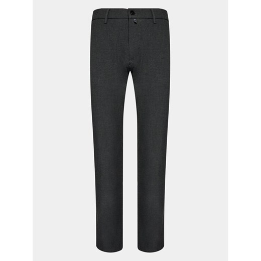 Pierre Cardin Spodnie materiałowe 30100/000/1037 Szary Slim Fit ze sklepu MODIVO w kategorii Spodnie męskie - zdjęcie 183946502