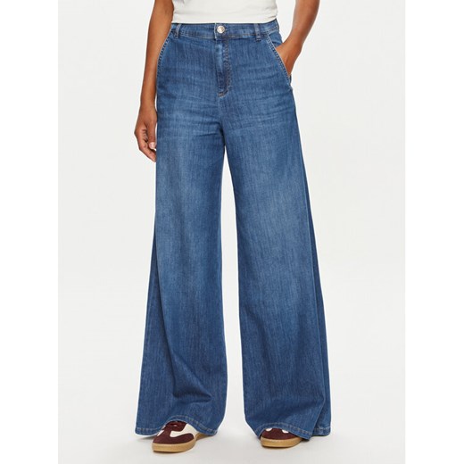 Marella Jeansy 2423186014 Niebieski Wide Leg Marella 40 MODIVO