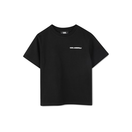 Karl Lagerfeld Kids T-Shirt Z30440 D Czarny Regular Fit ze sklepu MODIVO w kategorii T-shirty chłopięce - zdjęcie 183946613