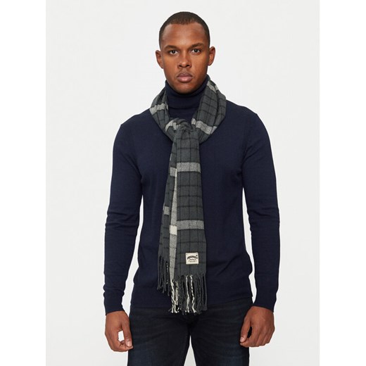 Jack&Jones Szalik Clint 12267269 Szary ze sklepu MODIVO w kategorii Szaliki męskie - zdjęcie 183946683