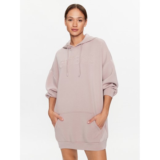 Guess Sukienka codzienna V3BQ14 K7UW2 Różowy Regular Fit ze sklepu MODIVO w kategorii Sukienki - zdjęcie 183946690