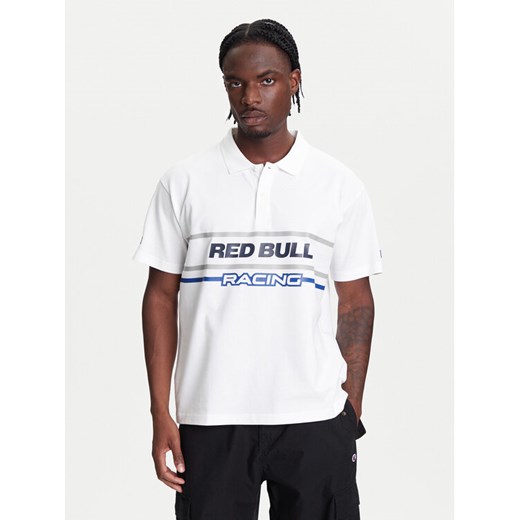 Pepe Jeans Polo Red Bull Racing Moto Panel RM540017 Biały Regular Fit ze sklepu MODIVO w kategorii T-shirty męskie - zdjęcie 183946780
