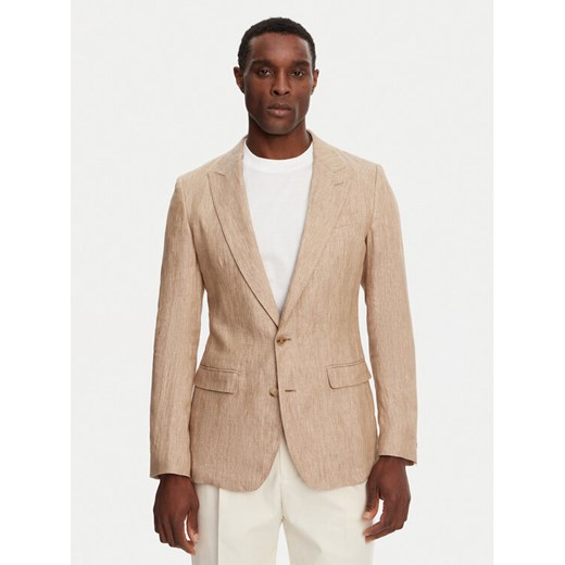 Dolce&Gabbana Marynarka G2NW0T FU4L0 Beżowy Regular Fit ze sklepu MODIVO w kategorii Marynarki męskie - zdjęcie 183946844