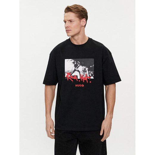 Hugo T-Shirt Domenade 50504871 Czarny Oversize XL MODIVO