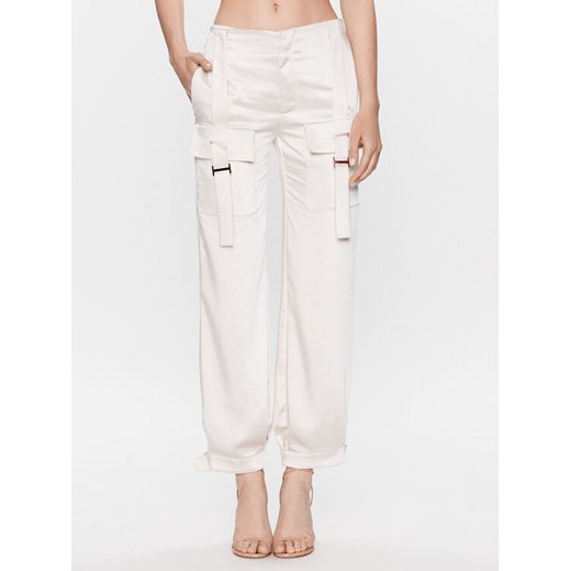 Babylon Spodnie materiałowe S_E00075 Écru Regular Fit 42 MODIVO
