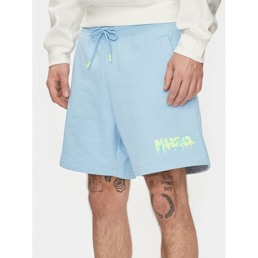 Hugo Szorty sportowe Dapalmi 50510005 Błękitny Relaxed Fit XXL MODIVO